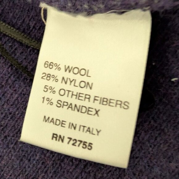 A Ida Wrap Cardigan Womens Size Large Gray Wool Blend Stretch Asymmetrical - Picture 5 of 11